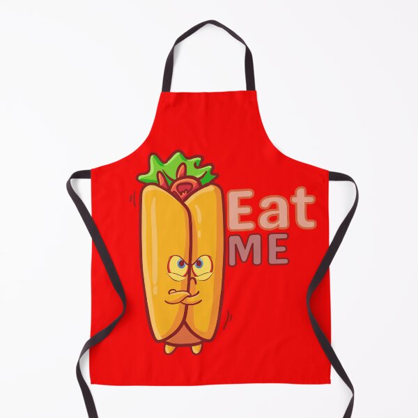 Item preview, Eat Me , Funny Angry Cartoon Burrito designed and sold by theflandonian.