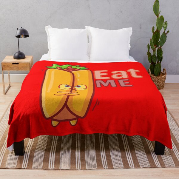 Item preview, Eat Me , Funny Angry Cartoon Burrito designed and sold by theflandonian.
