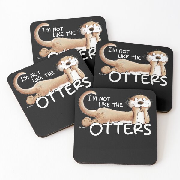 Item preview, I'm Not Like The Otters I  Funny Sea Otter Pun  designed and sold by modartis.