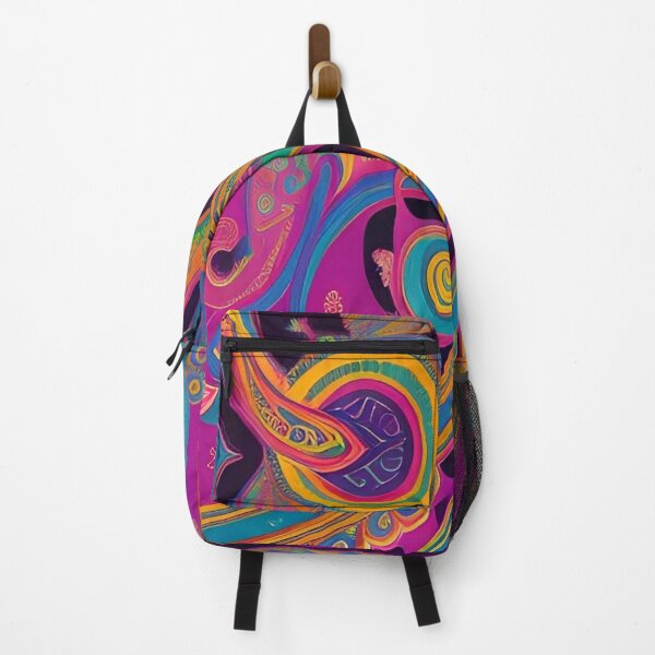 Item preview, Cool Boho Hippie Trippy Vintage Pattern designed and sold by CattlettArt.