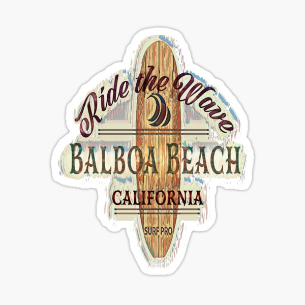 Balboa Beach, California Sticker