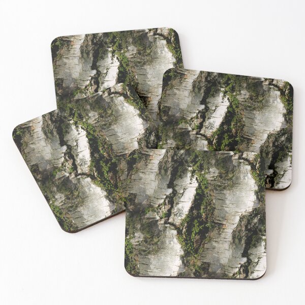 Item preview, Birch tree bark with lichens designed and sold by AdioraStore.