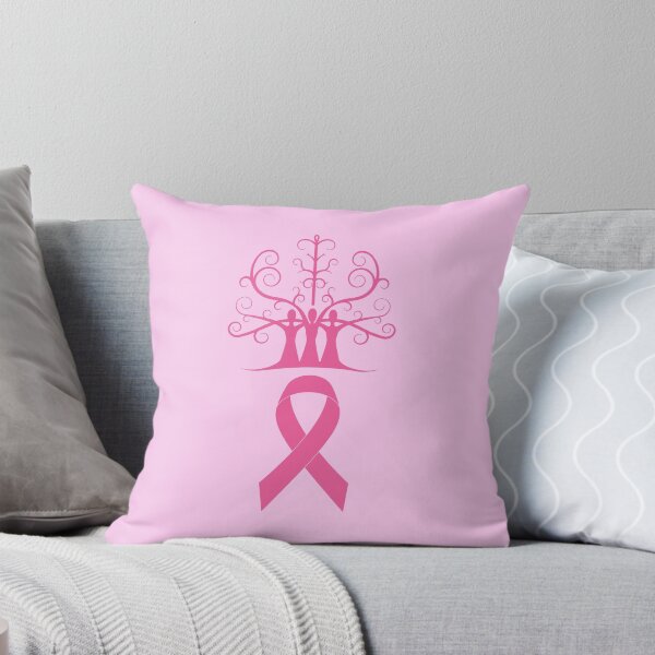 Item preview, Breast Cancer Awareness Dark Pink Ribbon Sisters Tree Of Life designed and sold by SubtleSplit.