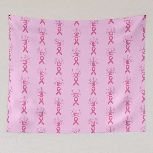 Item preview, Breast Cancer Awareness Dark Pink Ribbon Sisters Tree Of Life designed and sold by SubtleSplit.