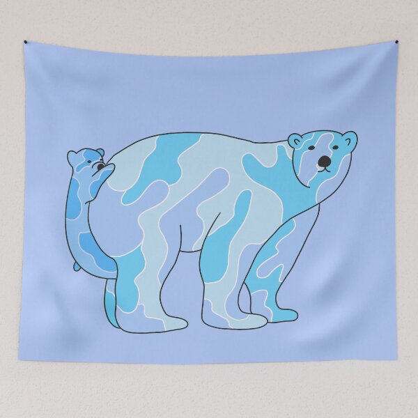 Item preview, Polar Bear Purple and Baby designed and sold by lauraginger.