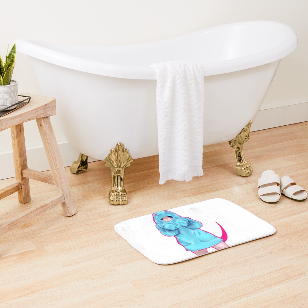 Vista previa del artículo con la obra «Alfombra de baño», diseñado y vendido por Mewwilljun.