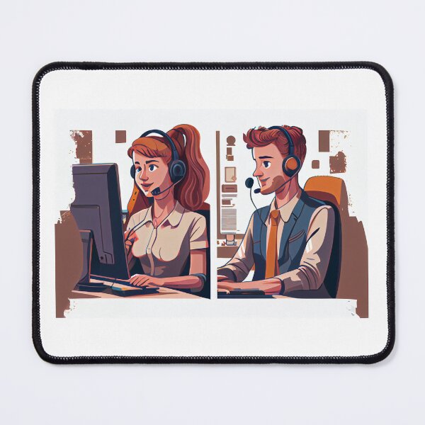 Item preview, Customer service in the digital age: Young professionals at work designed and sold by Voyshop.