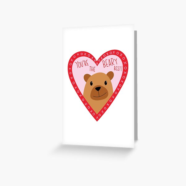Bear Valentine's Day Greeting Card