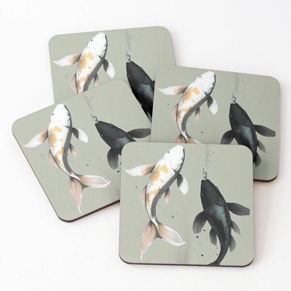 Item preview, Graceful Koi: Prosperity in Ink designed and sold by fi-generations.