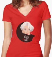 Das ist alles Shirt mit V-Ausschnitt