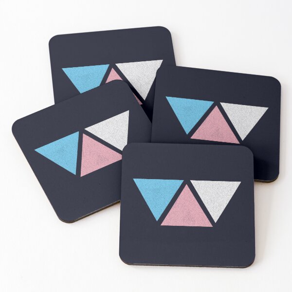Item preview, Trans Pride Triangles, Transgender Equality designed and sold by madtoyman.