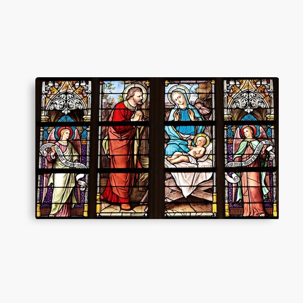 Item preview, Nativity Church Stained Glass Window designed and sold by 4Craig.
