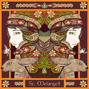 Artwork thumbnail, St Melangell (Altar Version) by AnitaInverarity