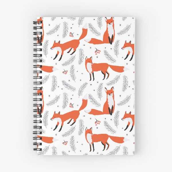 Item preview, Foxes and berries in the winter forest designed and sold by OJardin.