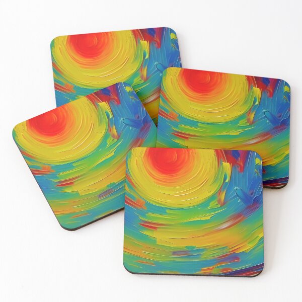 Item preview, Colorful neo impressionism sun designed and sold by brandway.