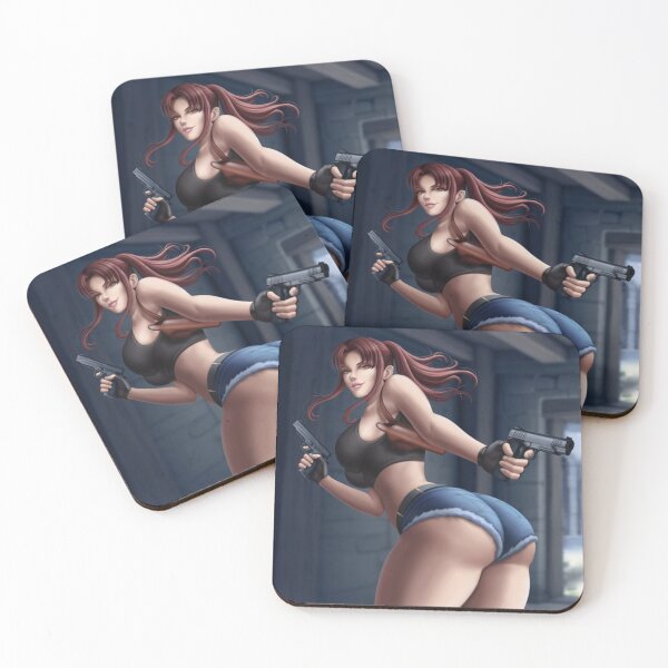 Item preview, Empower like Revy: Get the ultimate Black Lagoon two-hand gun woman sexy manga beauty apparel designed and sold by theUltZombie.