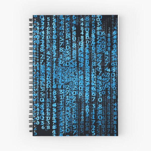 Item preview, Light Blue Computer Code designed and sold by TotallyRetroArt.