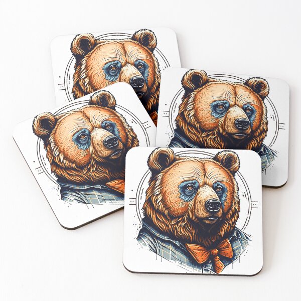 Item preview, Bear in a hat 7 designed and sold by Artistic Pandas.