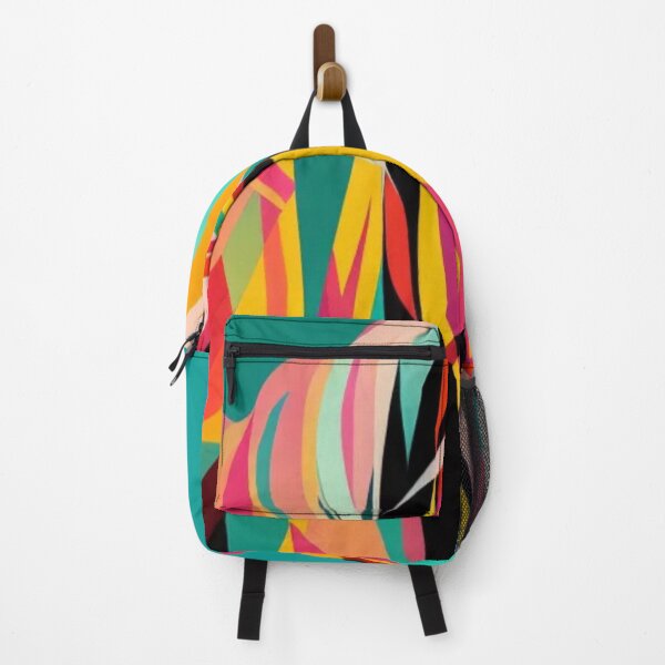 Item preview, Abstract Colorful Horse Portrait Stained Glass Style designed and sold by HanaiPrint.