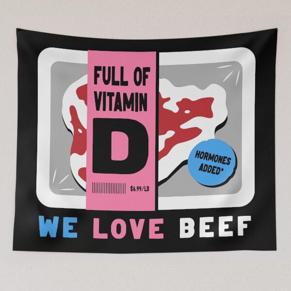 Item preview, Me encanta la carne de res (pero trans). designed and sold by Scherrb.