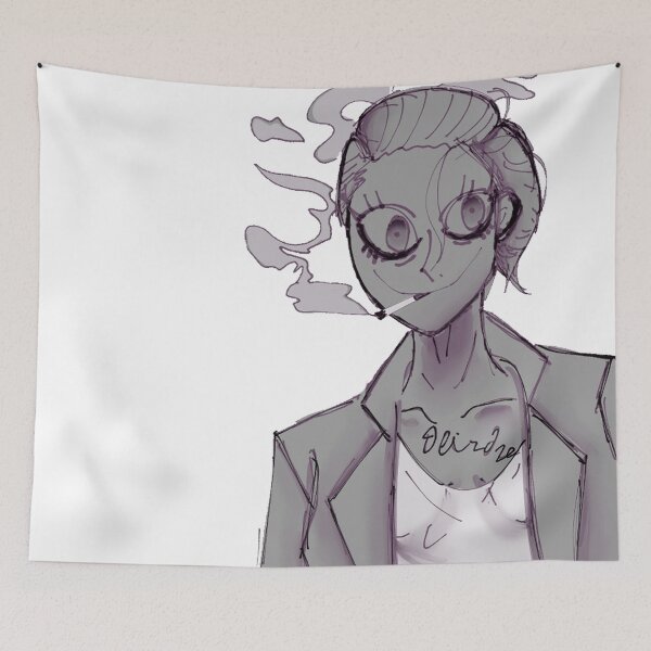 Item preview, Cool smoker girl designed and sold by Mewwilljun.