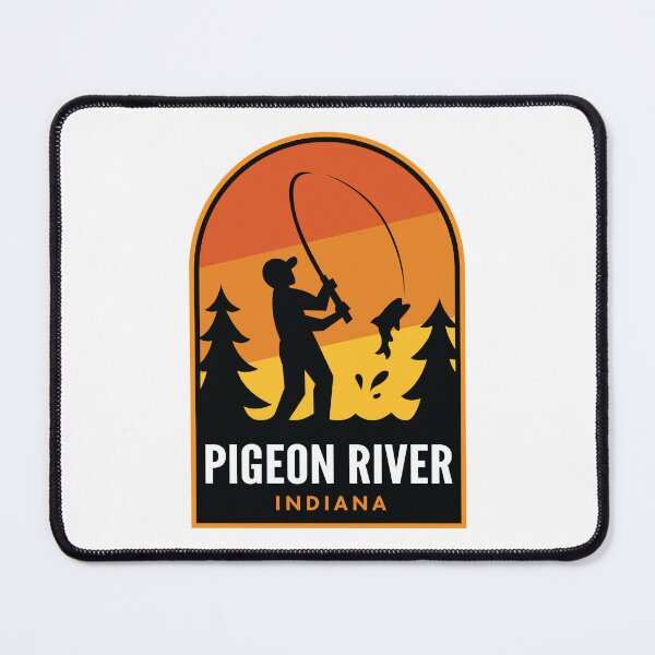 Item preview, Pigeon River Indiana Fishing designed and sold by HalpinDesign.