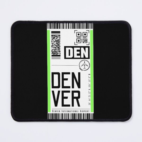 Item preview, DENVER DEN classic luggage tag airport stickers designed and sold by LeddsoDello.