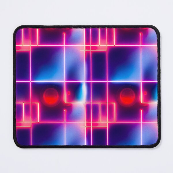Item preview, Cyberpunk laser neon colorfull lights futuristic electronic pattern designed and sold by SJG-digital.
