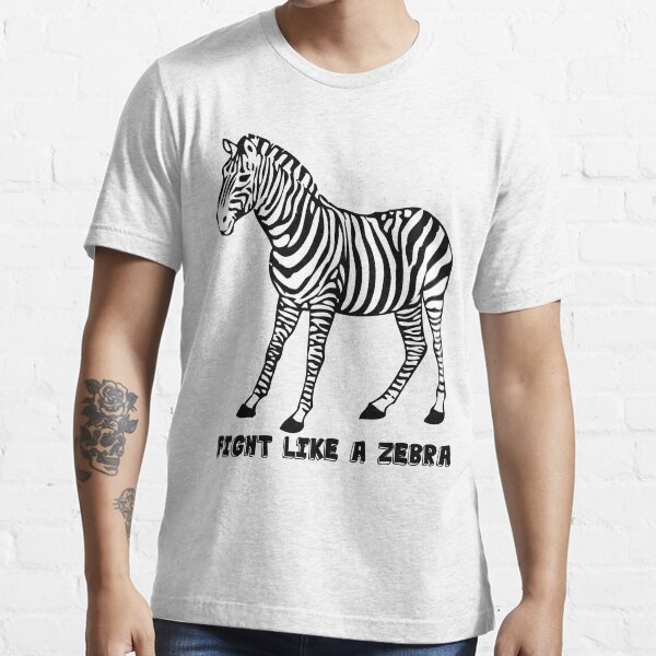 Item preview, FIGHT LIKE A ZEBRA - EDS designed and sold by MysticalCrazy.
