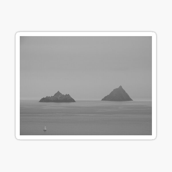 Vista previa del artículo con la obra «Islas Skellig, Skellig Michael, Pequeña Skellig», diseñado y vendido por Catavan.