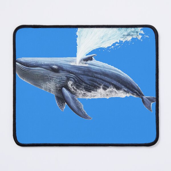 Item preview, Spouting Whale Swimming designed and sold by AboutBeaches.