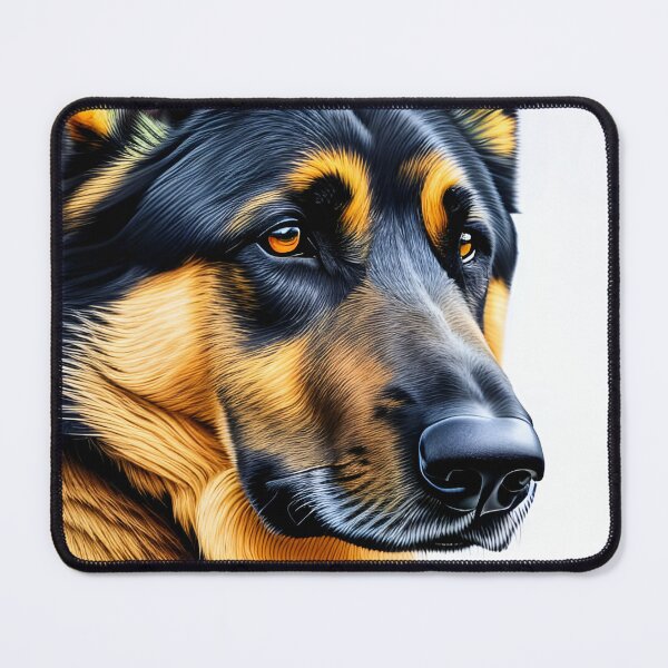 Item preview, German shepherd, charcoal drawing 2, Ai Generated Art designed and sold by ACC .