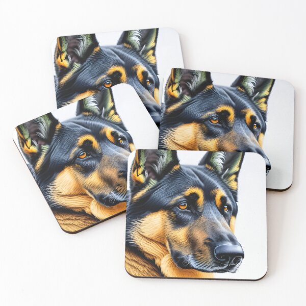 Item preview, German shepherd, charcoal drawing 2, Ai Generated Art  designed and sold by ACC .