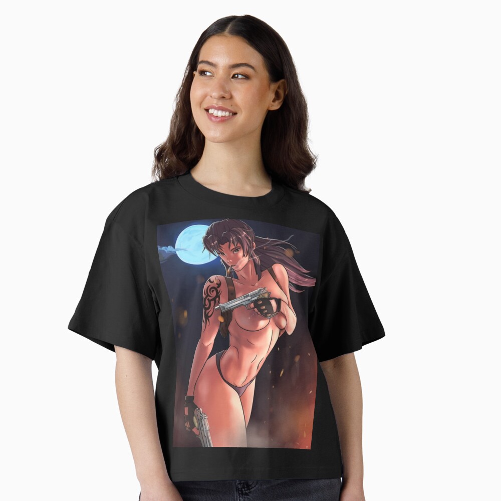 Empower like Revy: Get the ultimate Black Lagoon two-hand gun woman sexy manga beauty apparel Classic T-Shirt