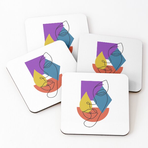 Item preview, Geometric abstract face designed and sold by Inaroda.