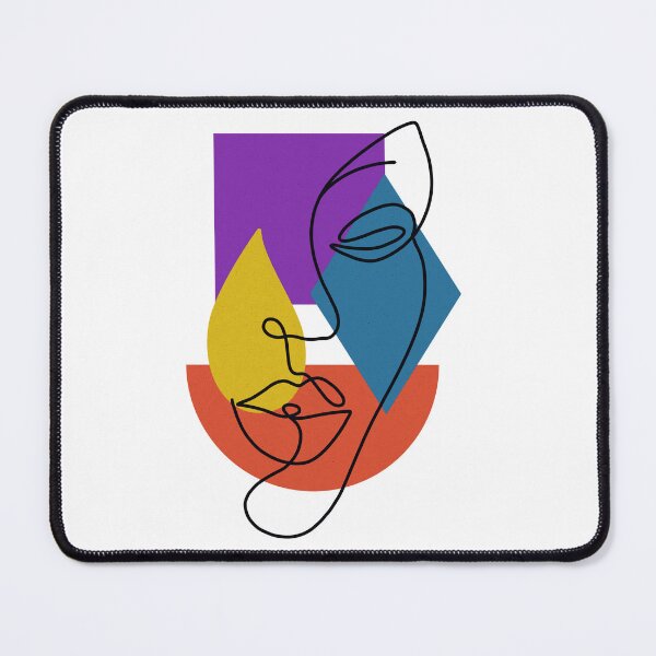 Item preview, Geometric abstract face designed and sold by Inaroda.