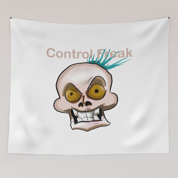 Item preview, The Control Freak Skull designed and sold by Omniweb.app.