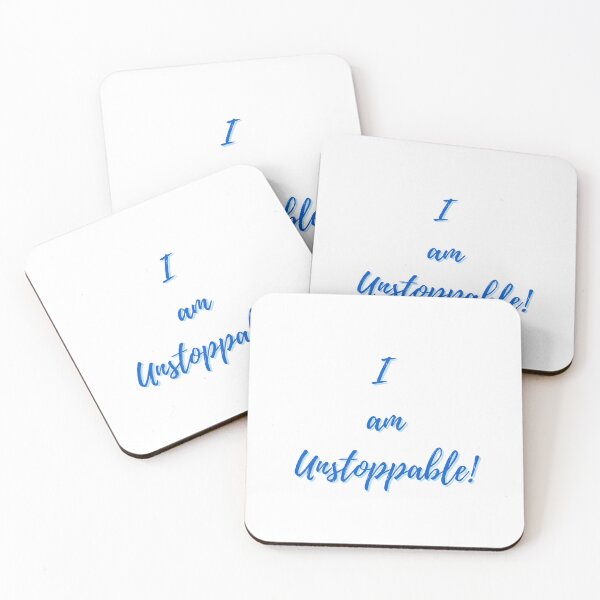 Item preview, I am unstoppable! - Positive affirmations designed and sold by Happier-Futures.