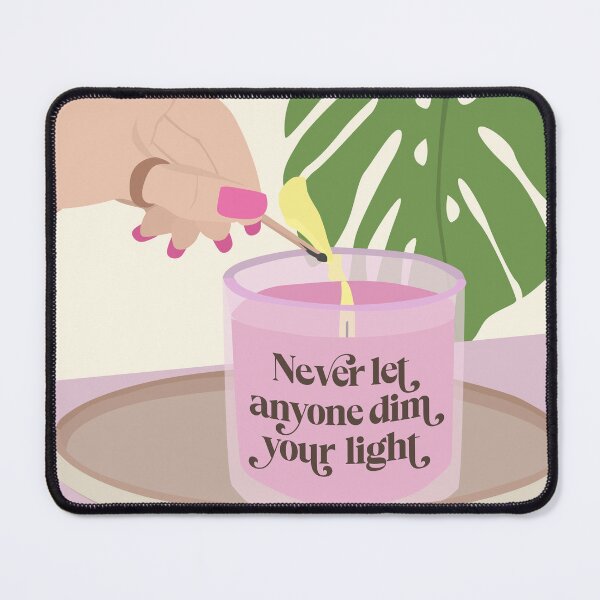 Item preview, Never Let Anyone Dim Your Light Mental Health designed and sold by dailycake.