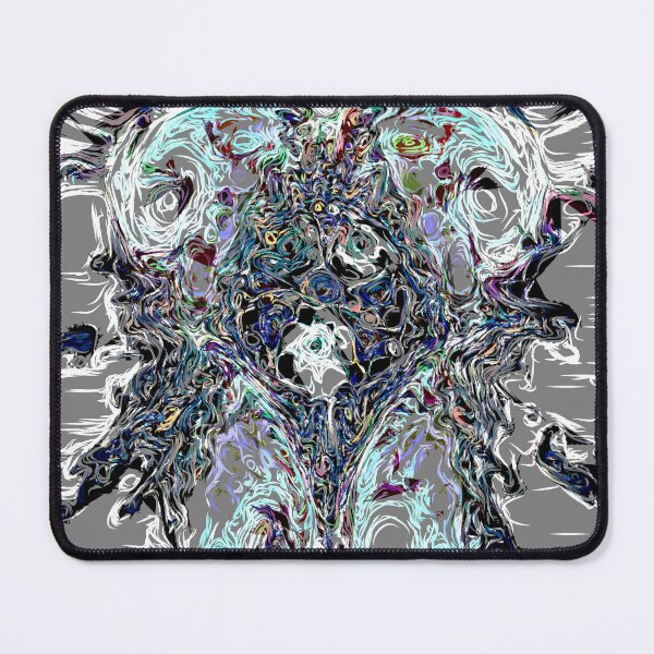 Item preview, Crazy Grey Abstract Face designed and sold by Ladydi.