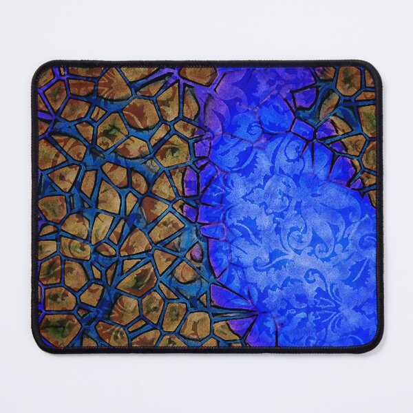 Item preview, Blue Indigo and Brown Cells designed and sold by Ladydi.