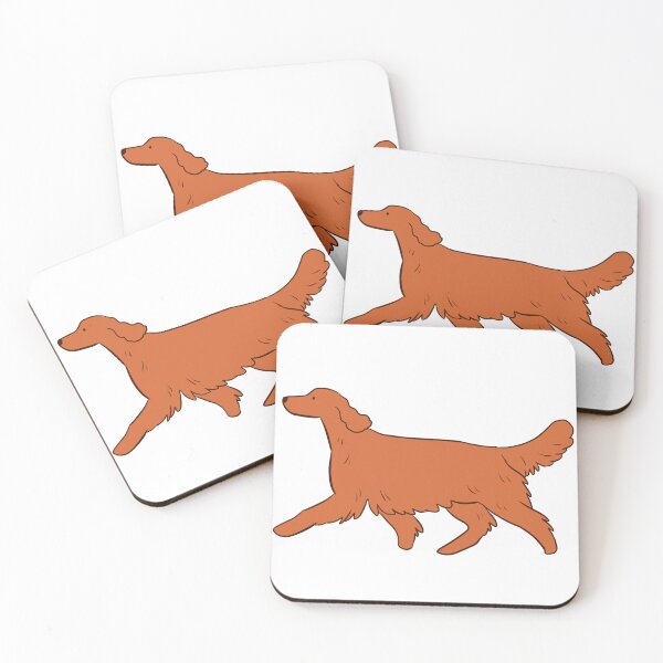 Item preview, Red Irish Setter cute dog illustration  designed and sold by Yarafantasyart.