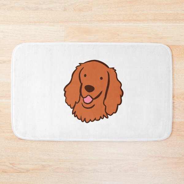 Item preview, Red Irish Setter cute dog illustration  designed and sold by Yarafantasyart.