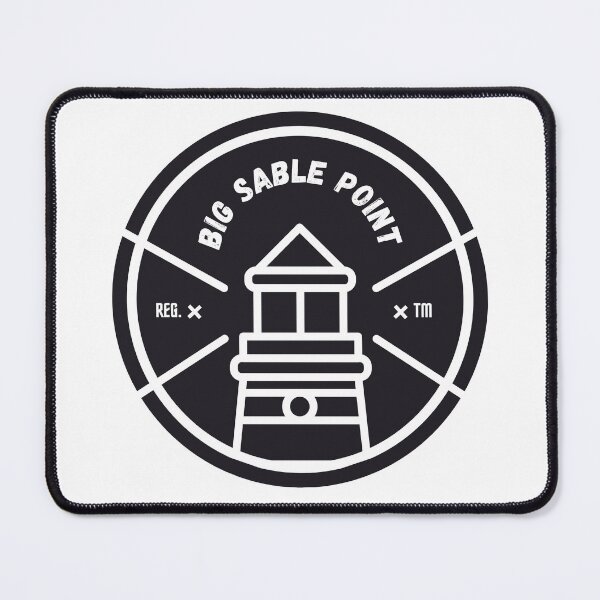 Item preview, Big Sable Point Lighthouse at Ludington, Lake Michigan, USA - Vintage Logo designed and sold by Vintage-TM.
