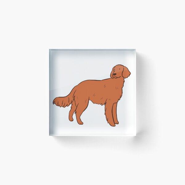 Artikelvorschau, Niedliche Hundeillustration des roten irischen Setters entworfen und verkauft von Yarafantasyart.