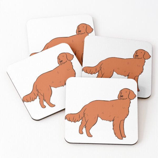 Item preview, Red Irish Setter cute dog illustration  designed and sold by Yarafantasyart.