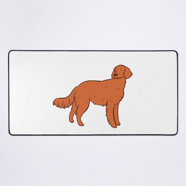 Item preview, Red Irish Setter cute dog illustration designed and sold by Yarafantasyart.