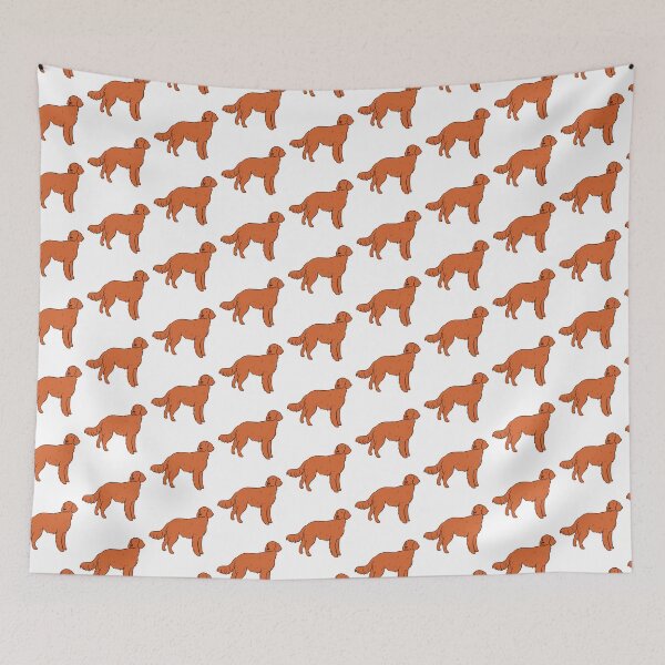 Item preview, Red Irish Setter cute dog illustration  designed and sold by Yarafantasyart.