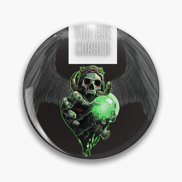 Item preview, You are cursed/ Halloween design/ Scary  designed and sold by choder61.