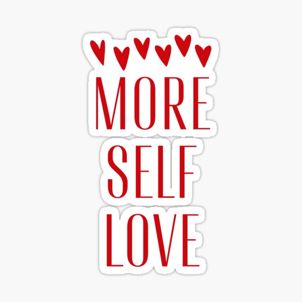 Think Positive Sticker – Self-Love Overflow